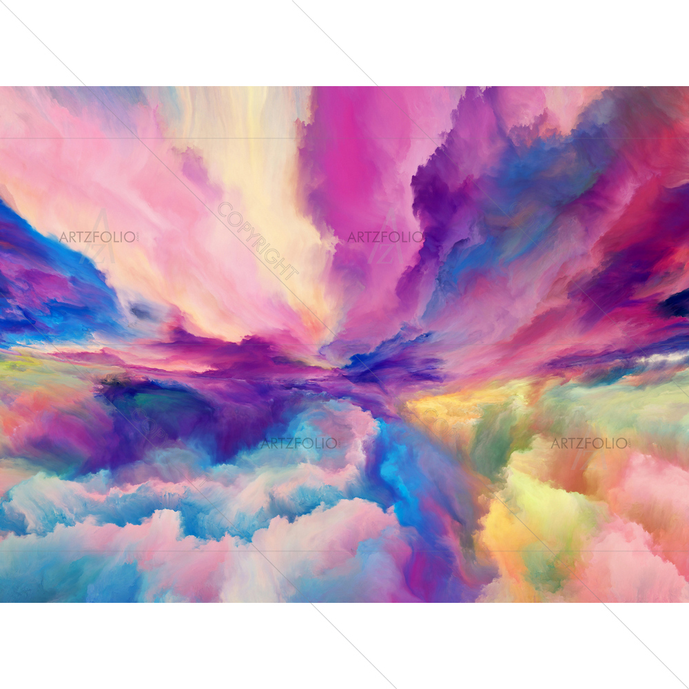Abstract Landscape D2 — Devotional custom art by ArtzFolio
