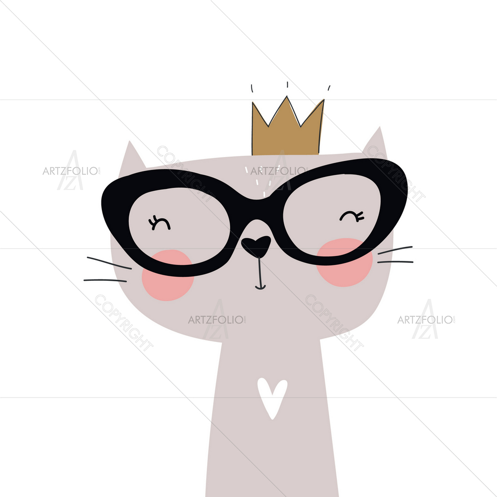 Princess Cat D2 — Animals custom art by ArtzFolio