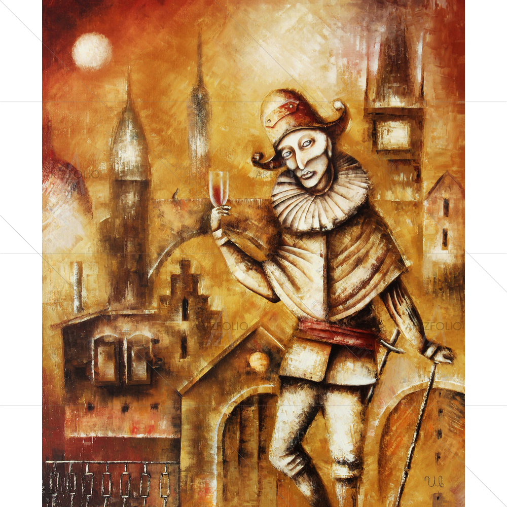 Street Artist Harlequin — Architecture custom art by ArtzFolio
