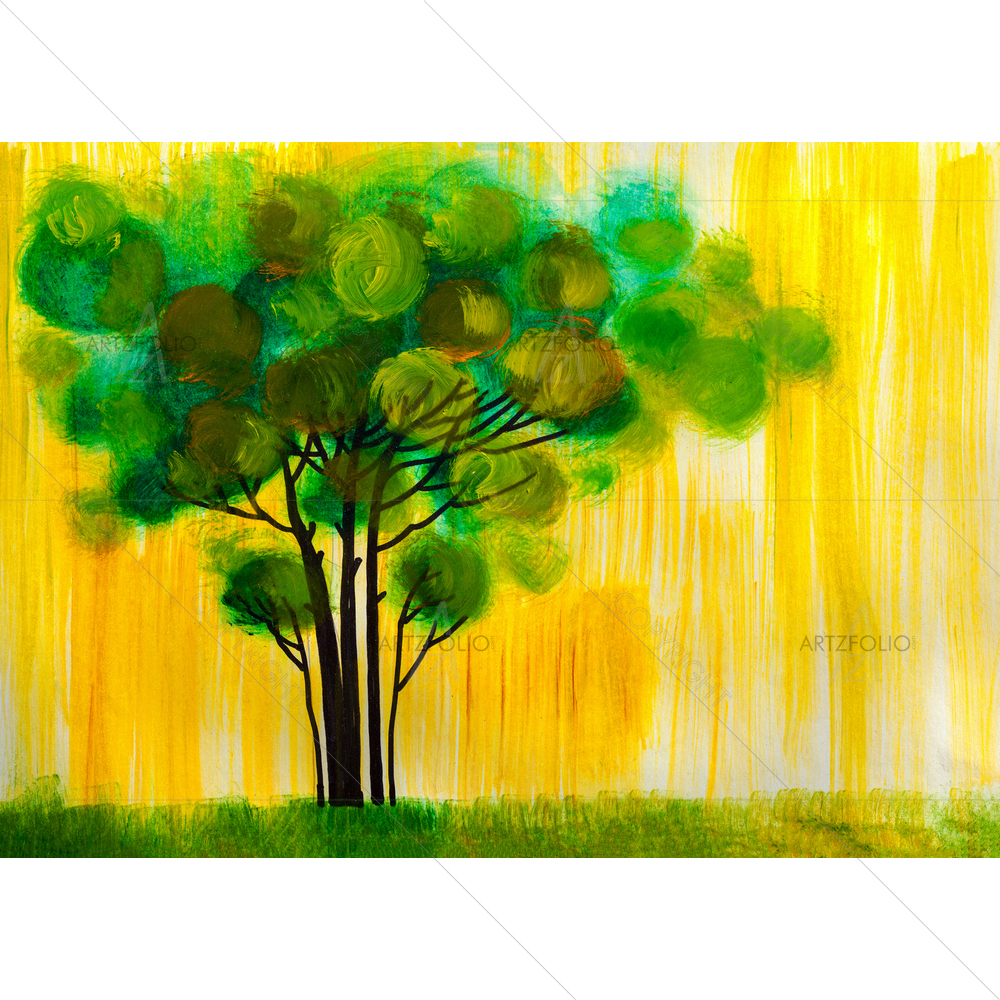 Impressionist Landscape D1 — custom-size art design 5013077
