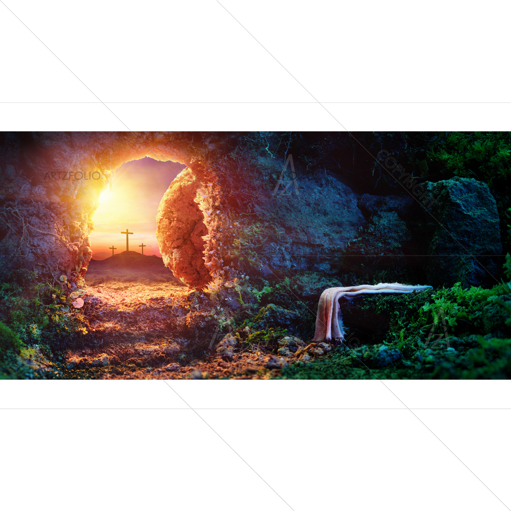 Crucifixion at Sunrise — custom-size art design 5013079