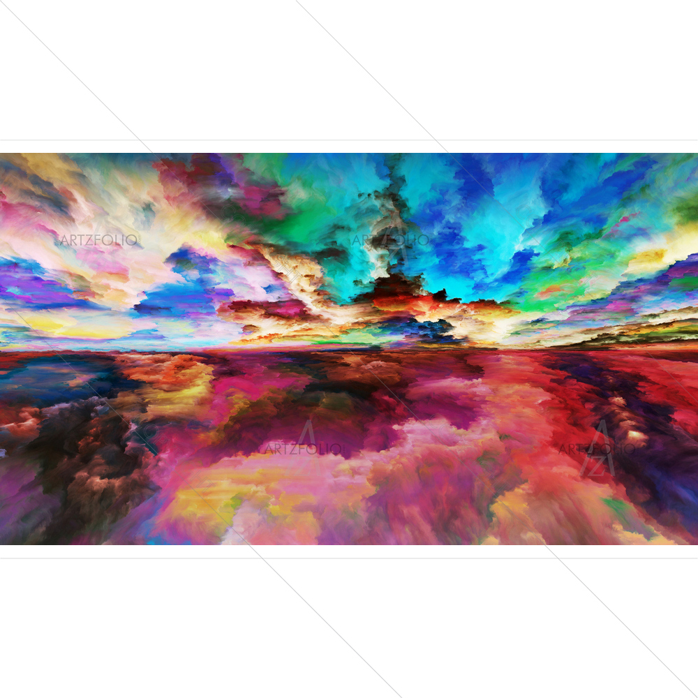 Colorful Inner World Series D2 — Abstract custom art by ArtzFolio