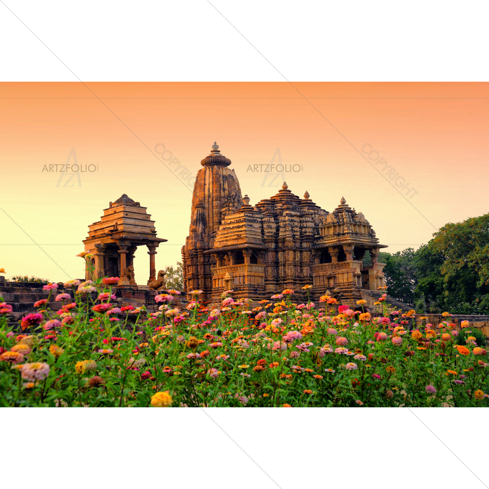 Devi Jagdamba Temple, Madhya Pradesh, India — custom-size art design 5013097
