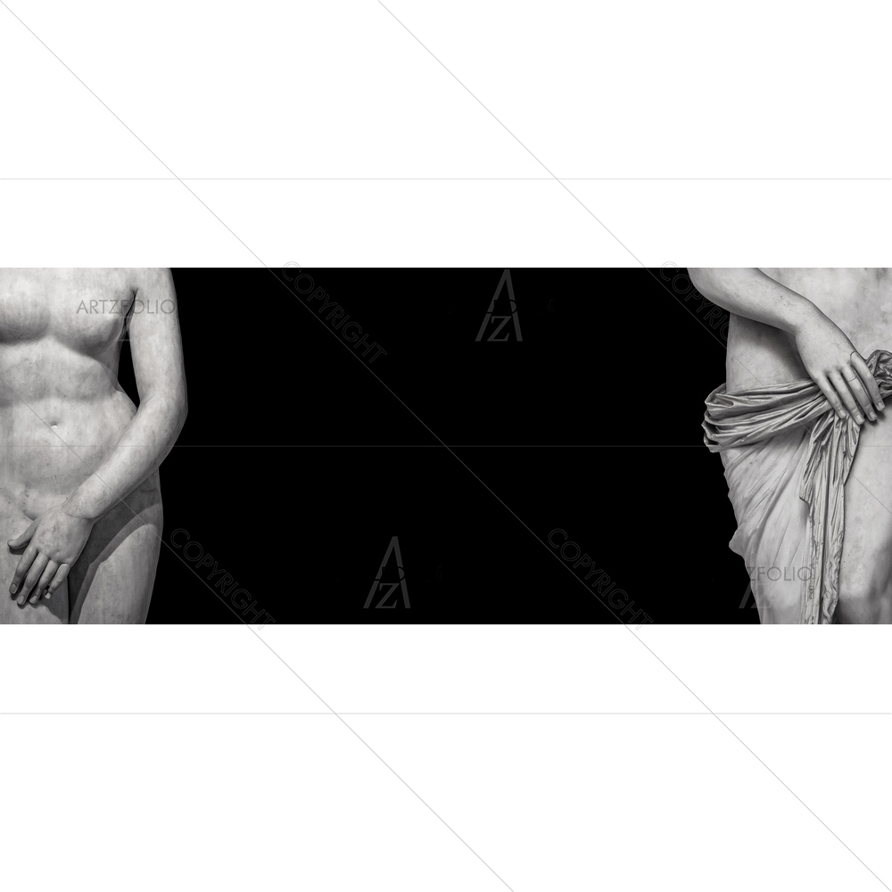 Marble Body Lines of Roman Women — Fluid marble custom art by ArtzFolio