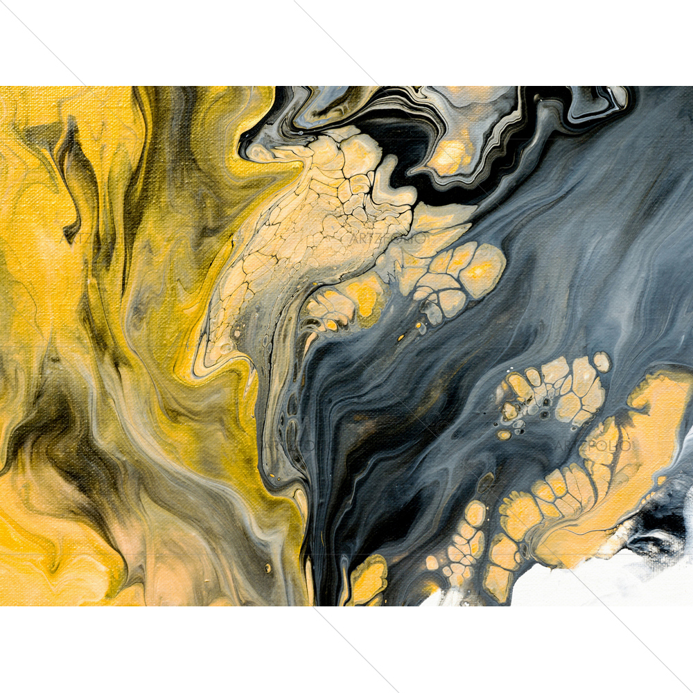 Abstract Surreal Hand Painted Art D2 — Fluid marble custom art by ArtzFolio