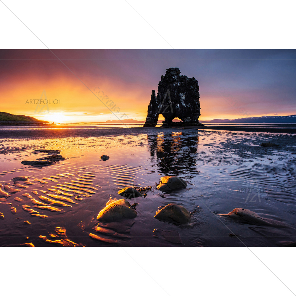 Hvitserkur, Iceland — custom-size art design 5013160