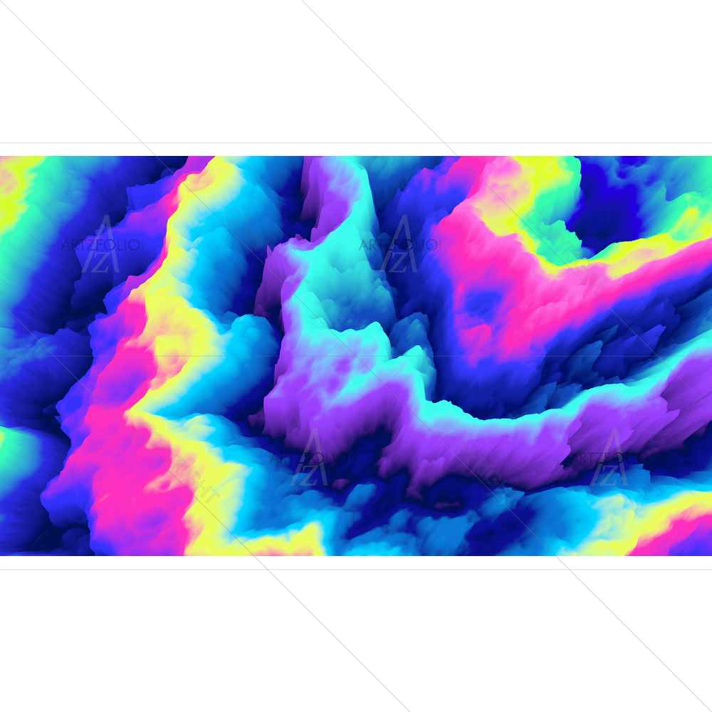 Colorful Abstract Explosion — custom-size art design 5013165