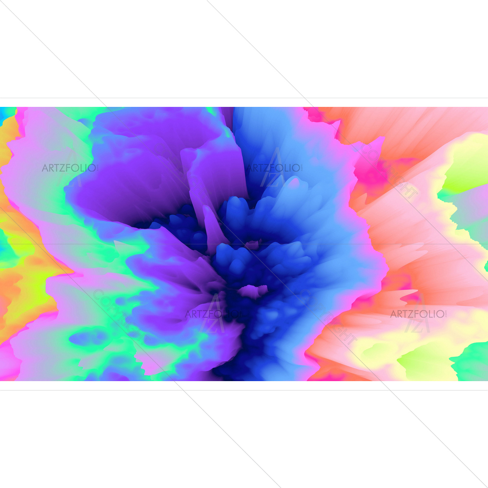 3D Colorful Abstract D1 — custom-size art design 5013166