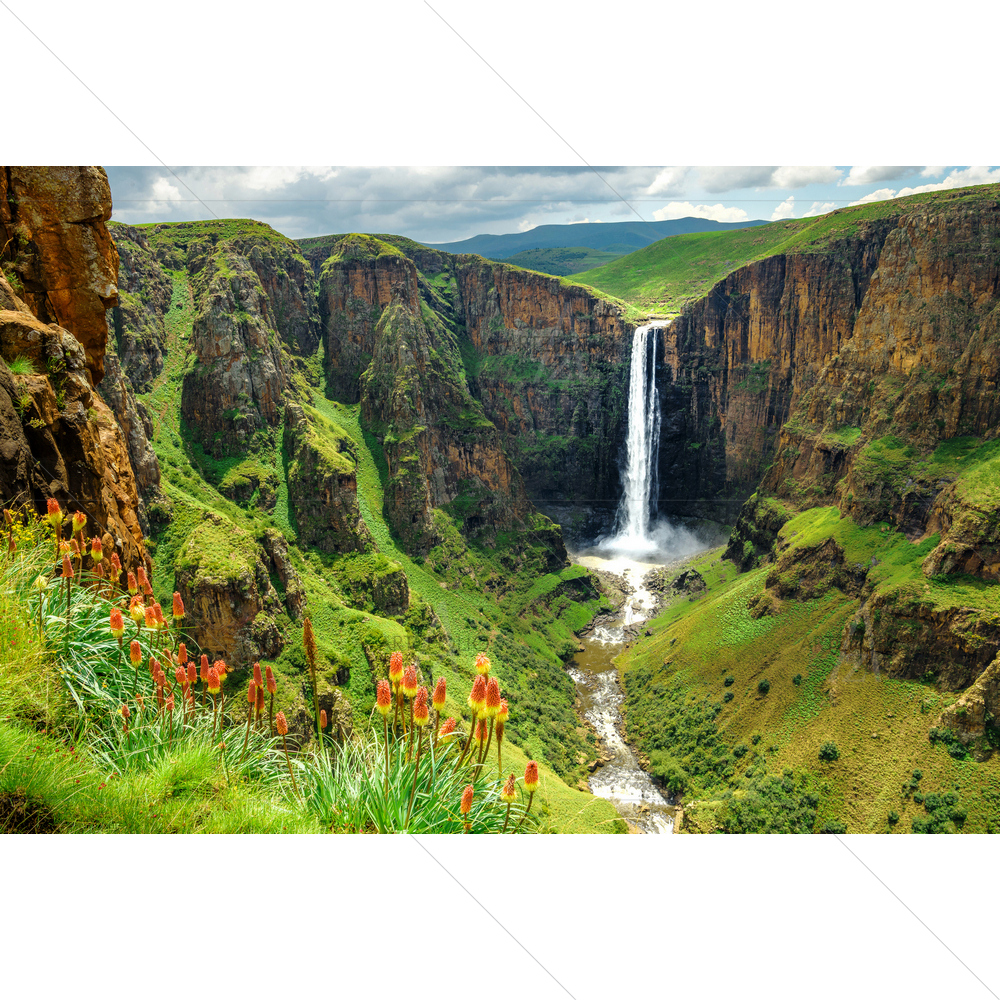 Maletsunyane Falls, Lesotho Africa — Landscapes custom art by ArtzFolio
