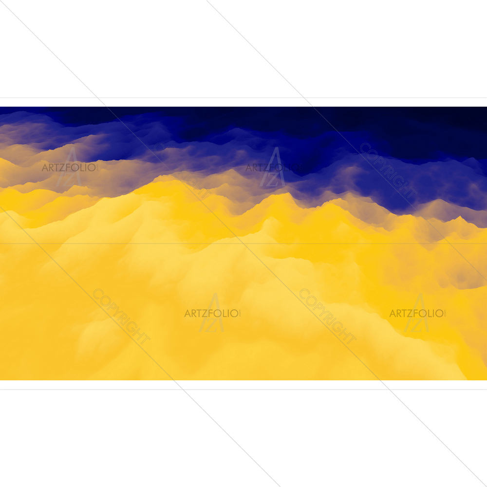 3D Colorful Abstract Smoke — custom-size art design 5013195