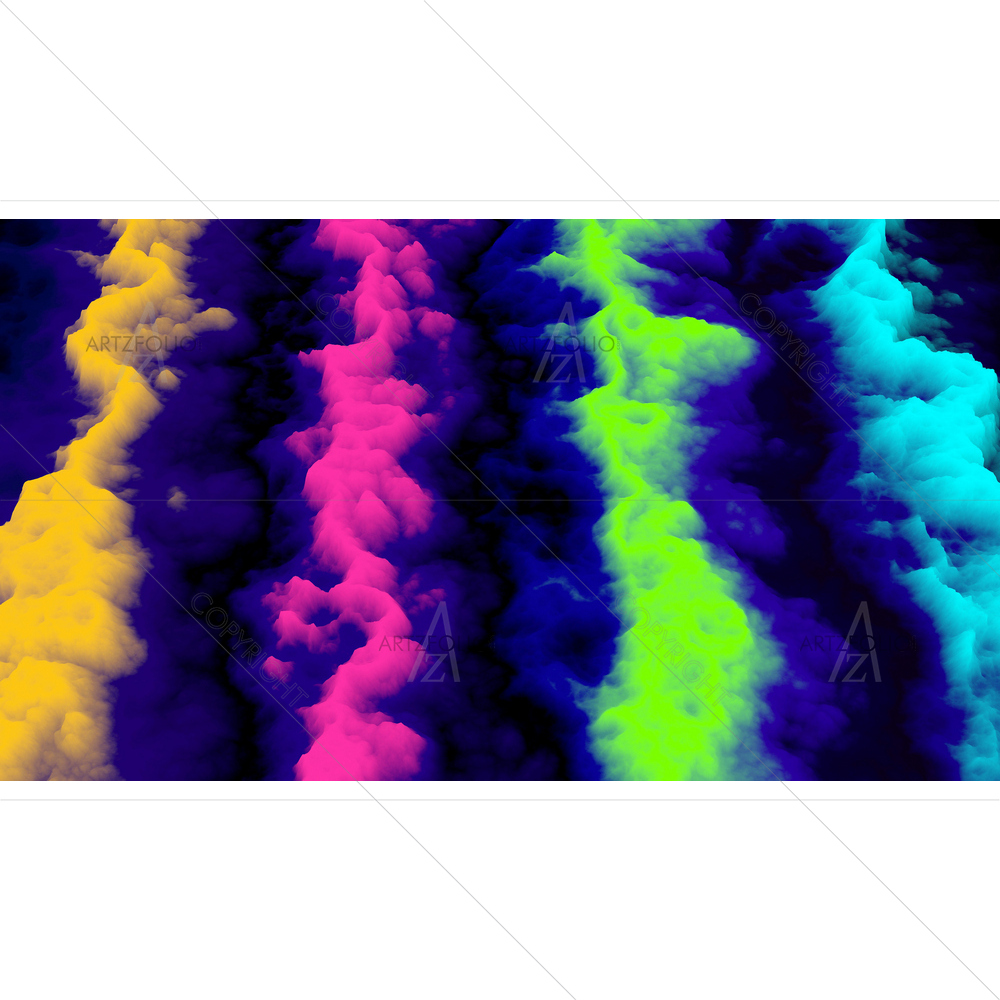 3D Colorful Smoke — custom-size art design 5013196