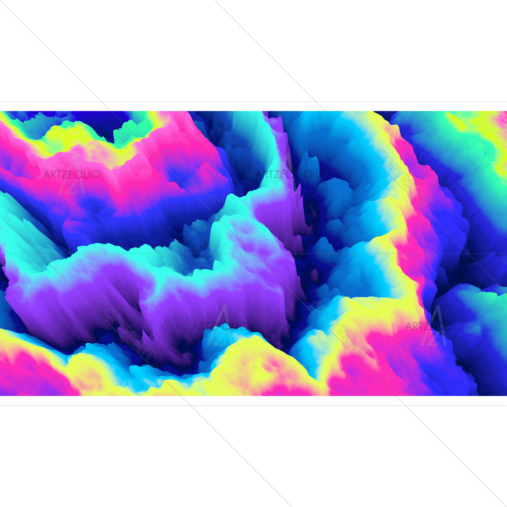 3D Splash — Abstract custom art by ArtzFolio