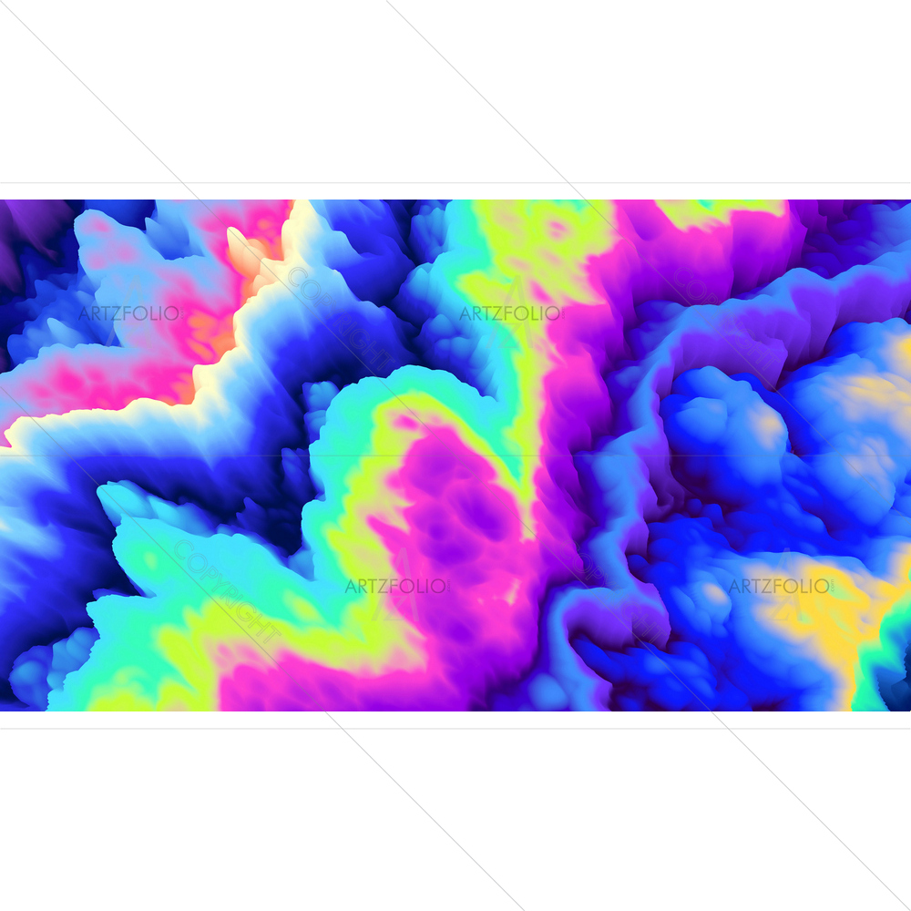 Multicolor Explosion — custom-size art design 5013214