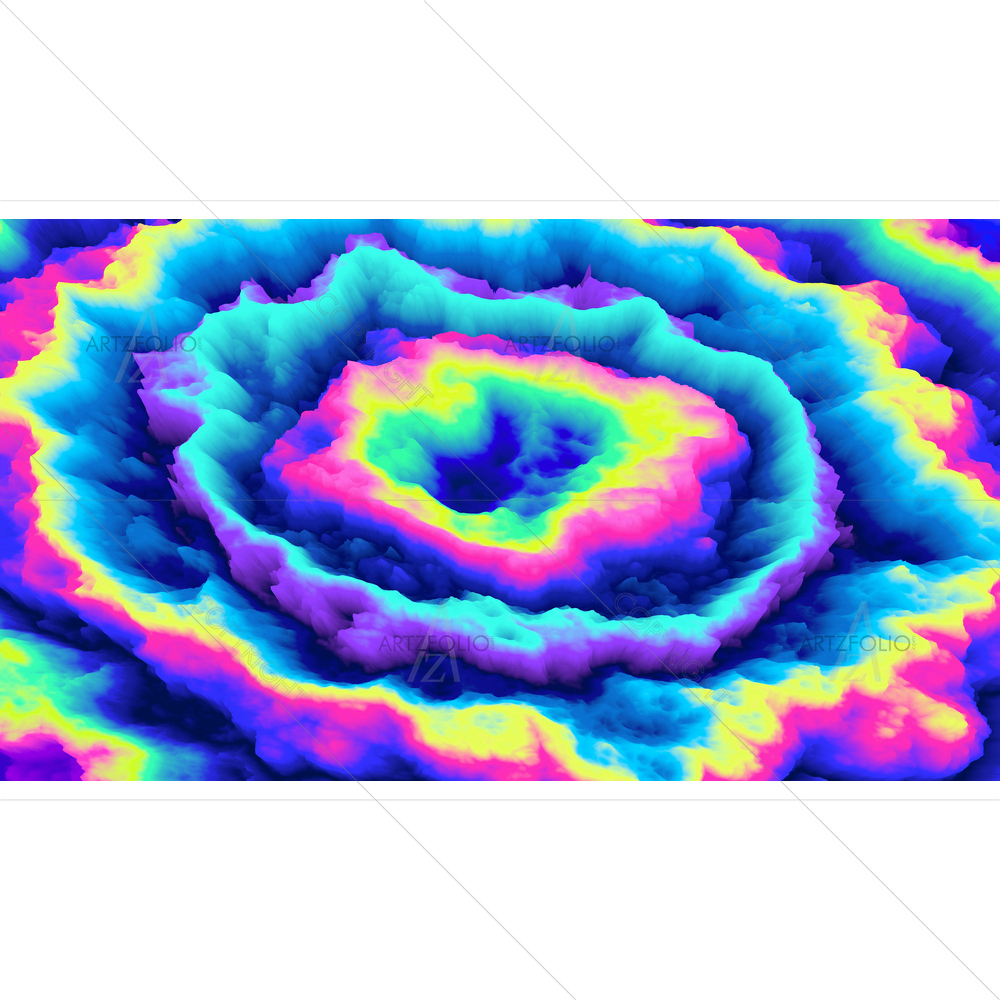 Abstract Splash D1 — Devotional custom art by ArtzFolio