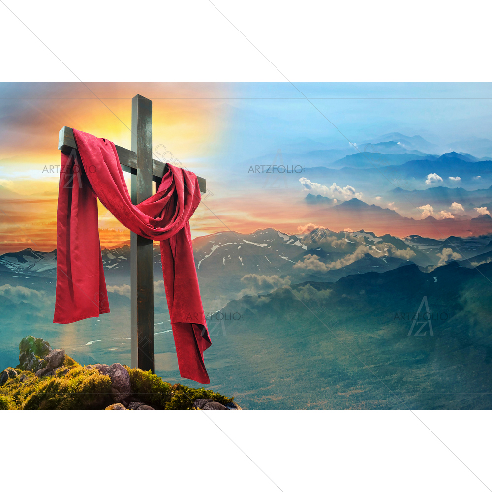 Christian Cross — custom-size art design 5013253