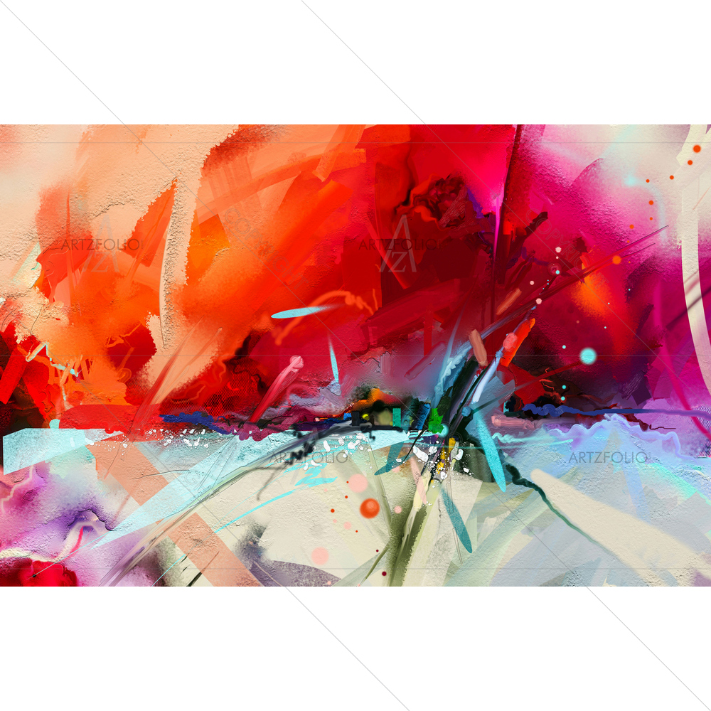 Abstract Strokes D1 — custom-size art design 5013285