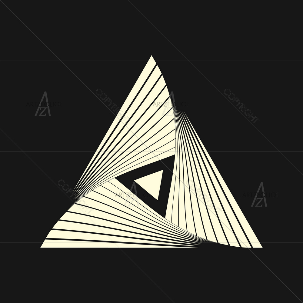 Sacred Geometry Triangle — custom-size art design 5013326