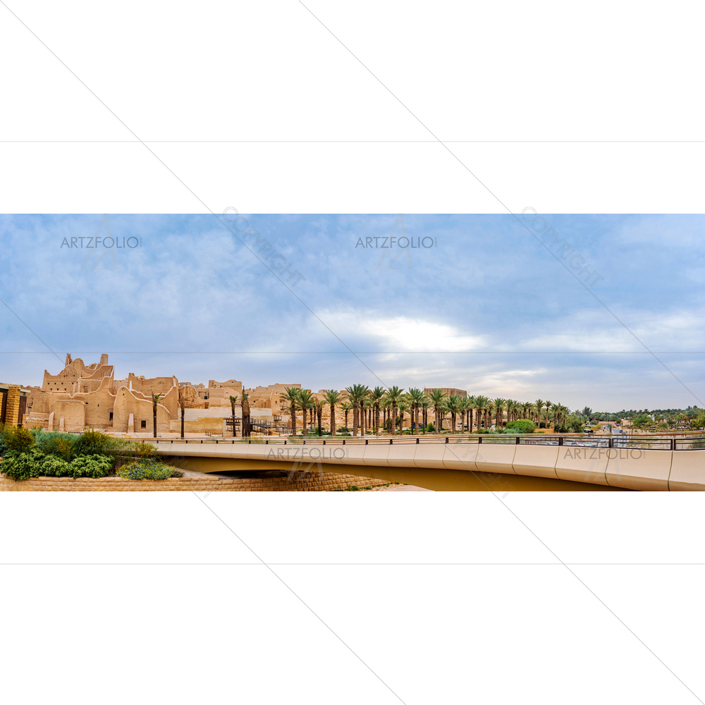Diriyah Old City, Riyadh, Saudi Arabia — custom-size art design 5013364