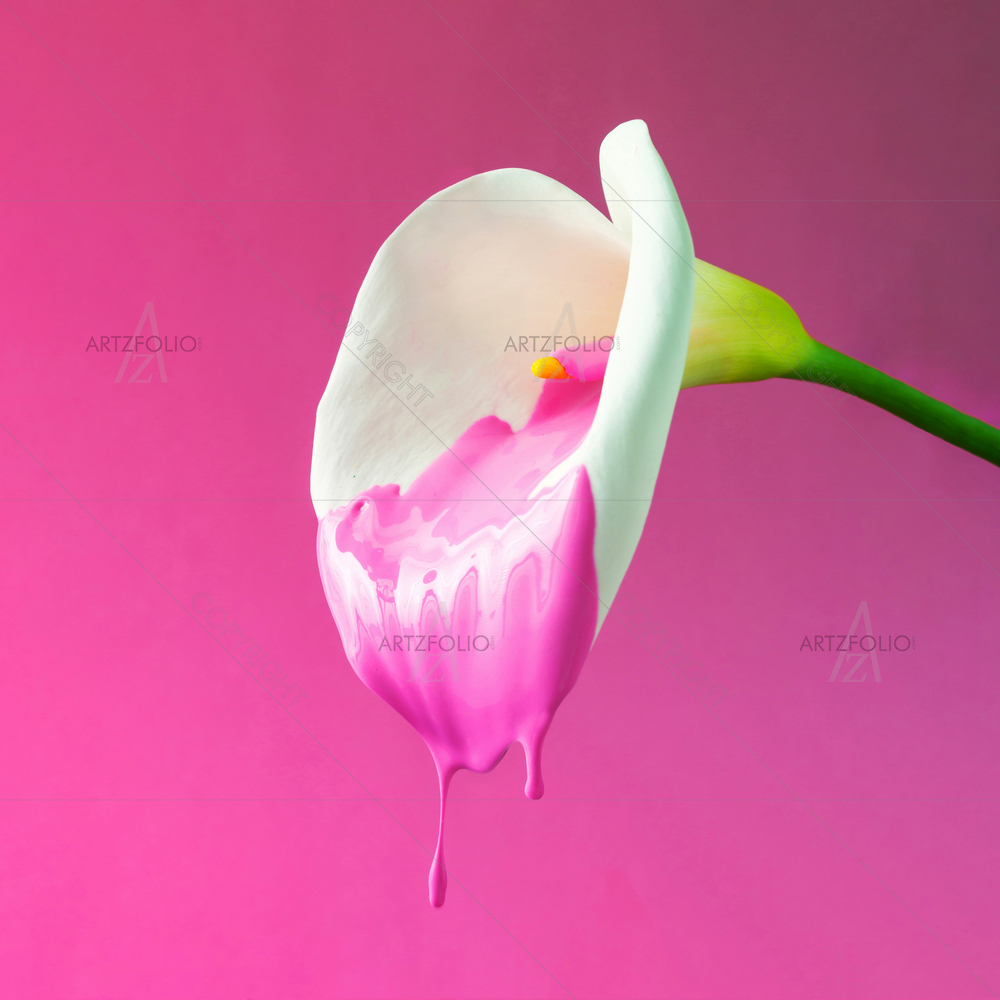 Calla Flower — Botanical custom art by ArtzFolio