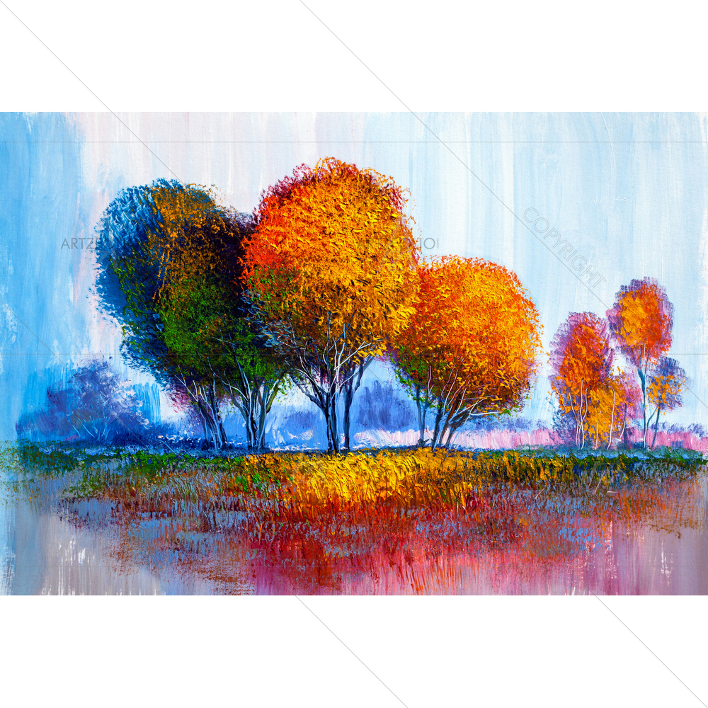 Impressionist Landscape D2 — custom-size art design 5013374