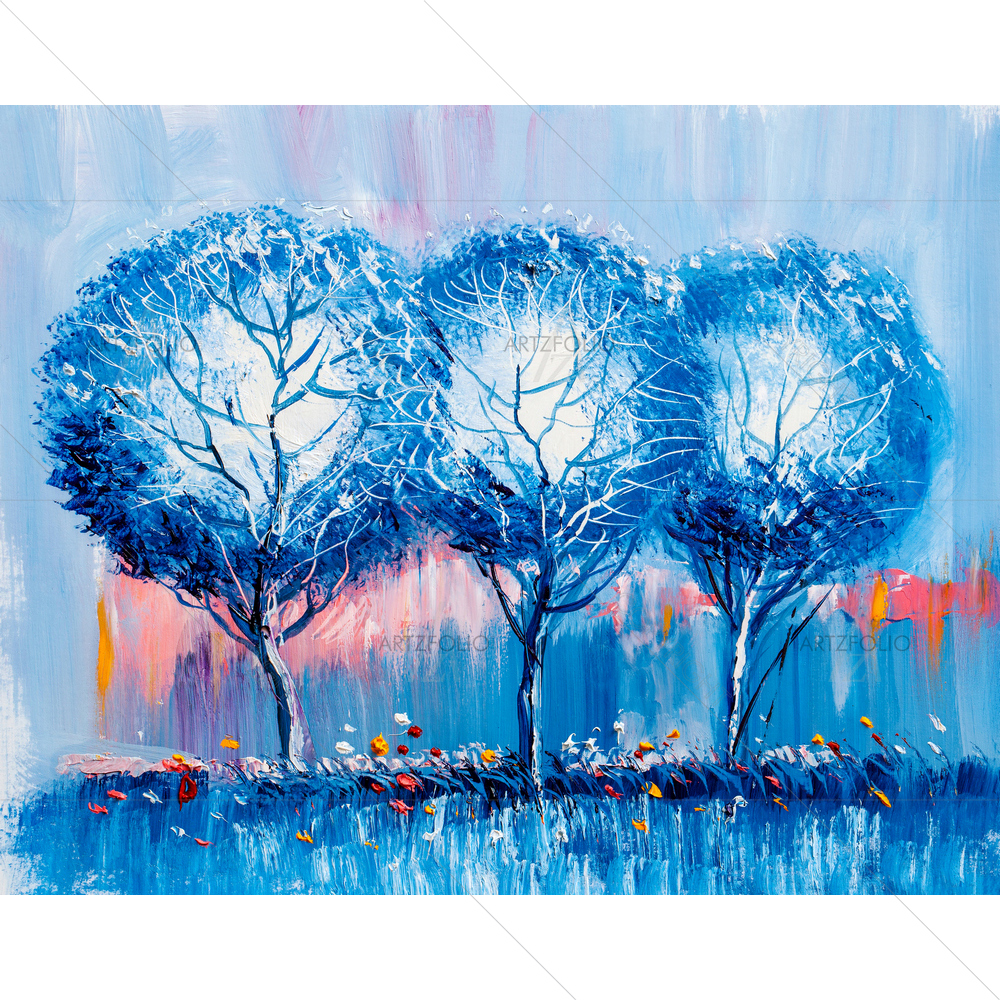 Impressionist Landscape D3 — Botanical custom art by ArtzFolio