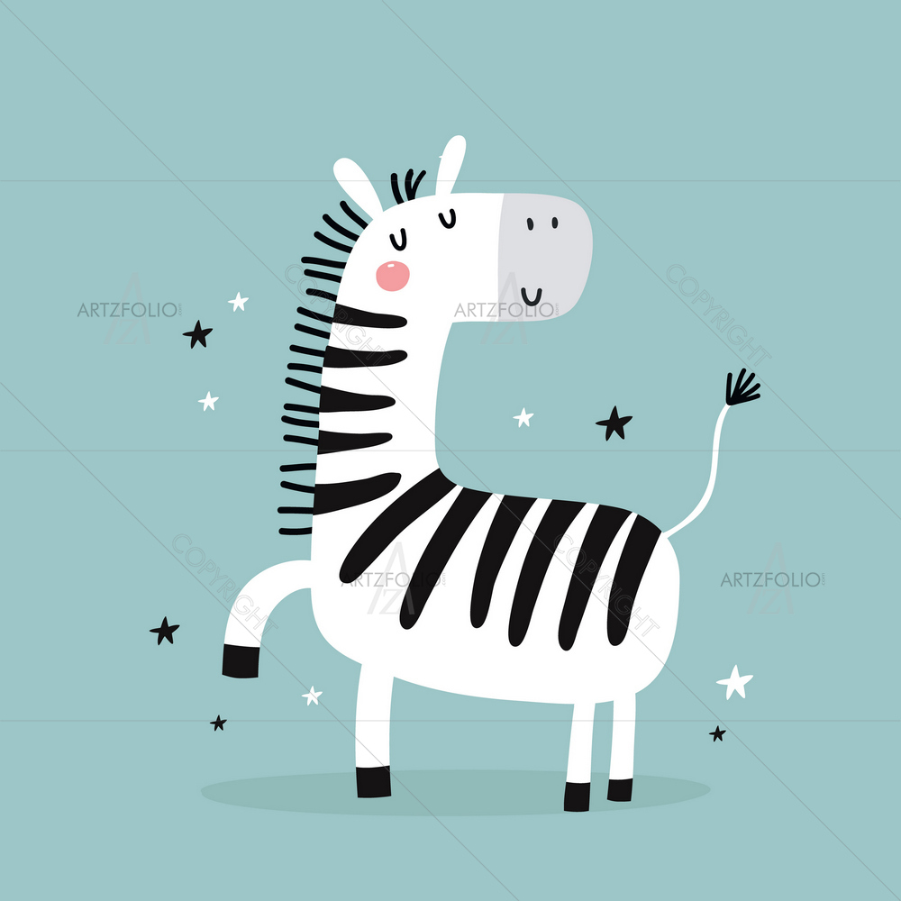Little Zebra D1 — custom-size art design 5013376
