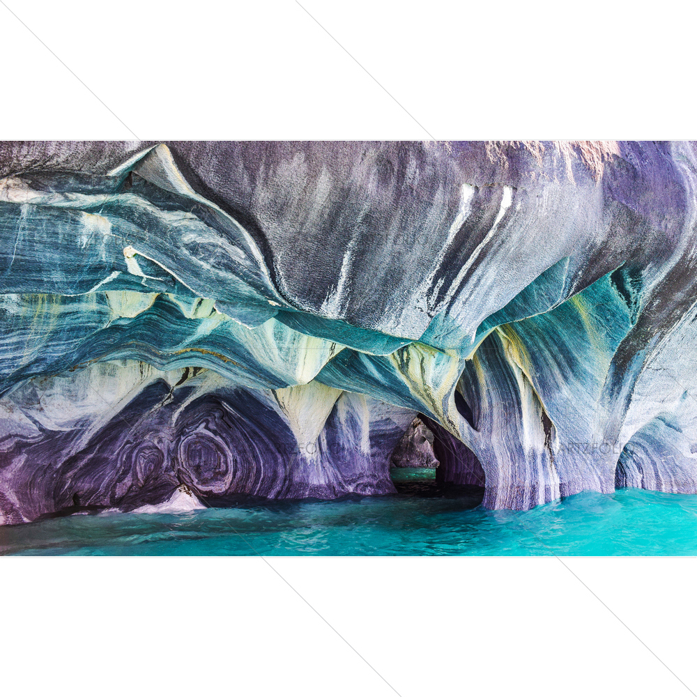 Marble Caves, Patagonia, Chile — custom-size art design 5013401
