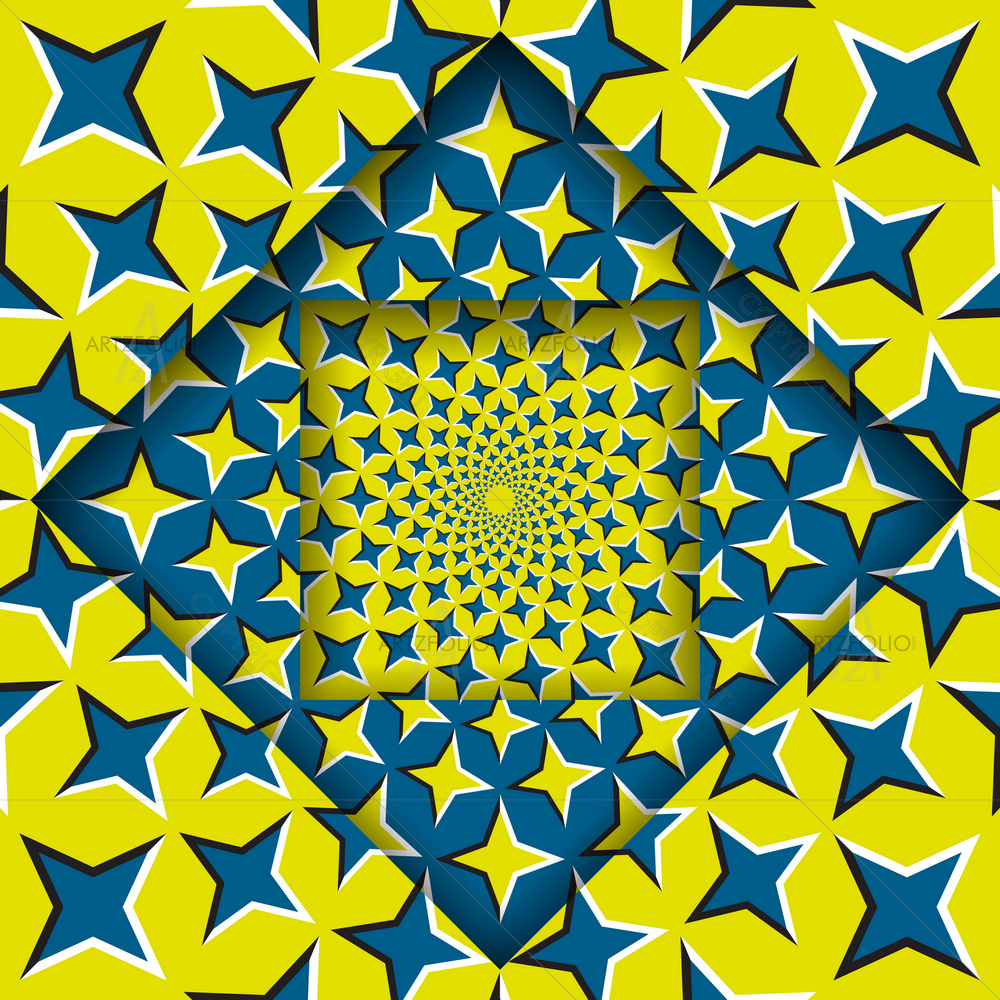 Moving Layers with Circular Pattern — custom-size art design 5013421