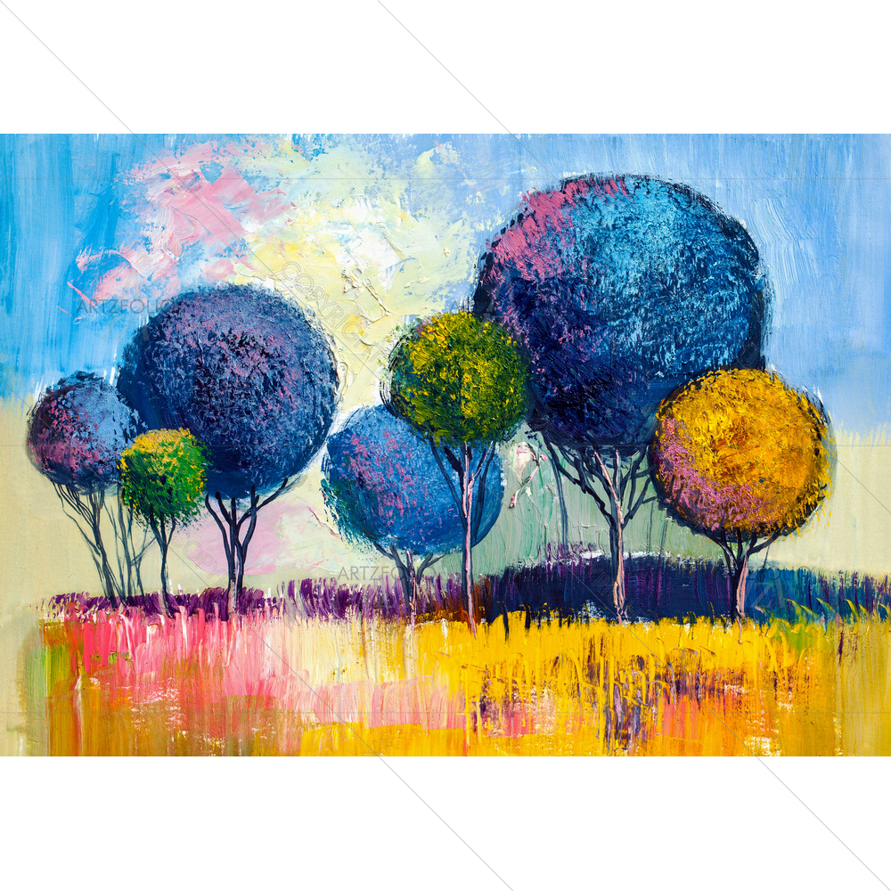 Impressionist Landscape D4 — custom-size art design 5013427