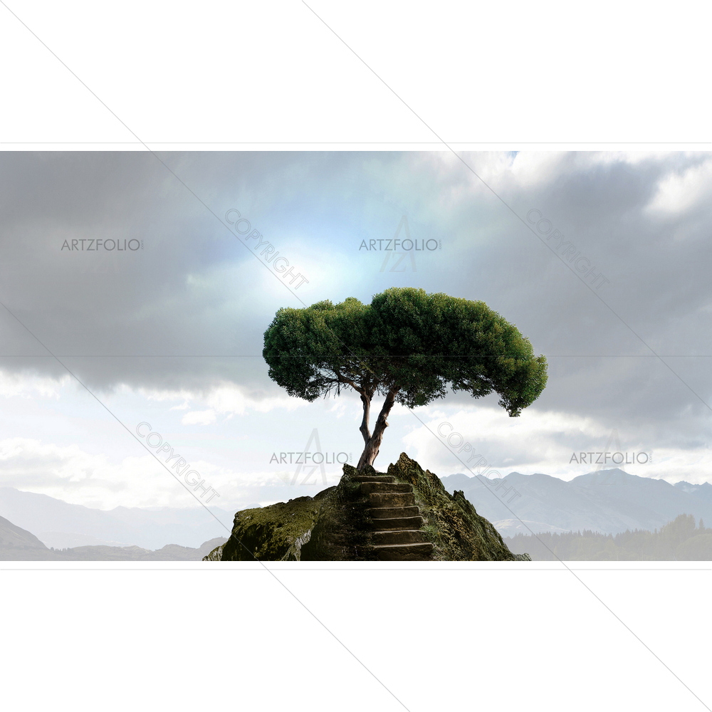 Tree on the Top — custom-size art design 5013433