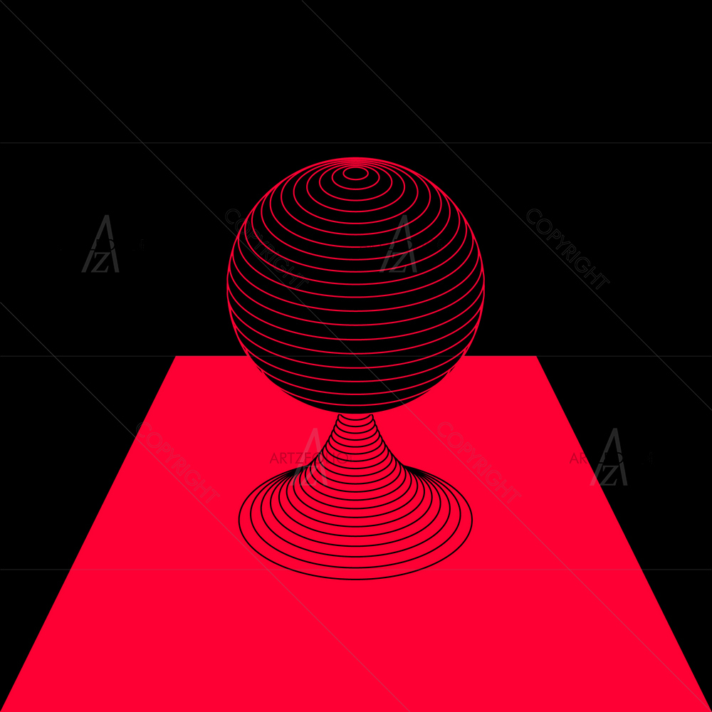 Geometric Psychedelic Abstract — Abstract custom art by ArtzFolio