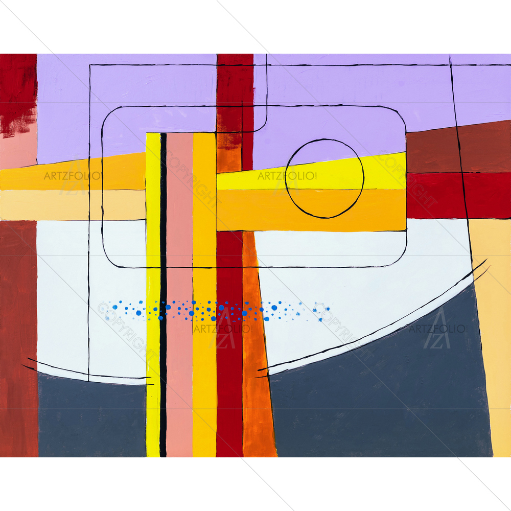 Abstract Lines D2 — custom-size art design 5013451
