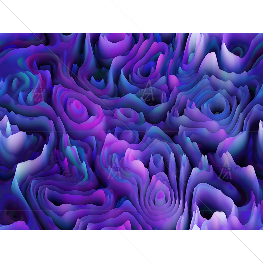 3D Abstract Surreal Pattern — custom-size art design 5013467