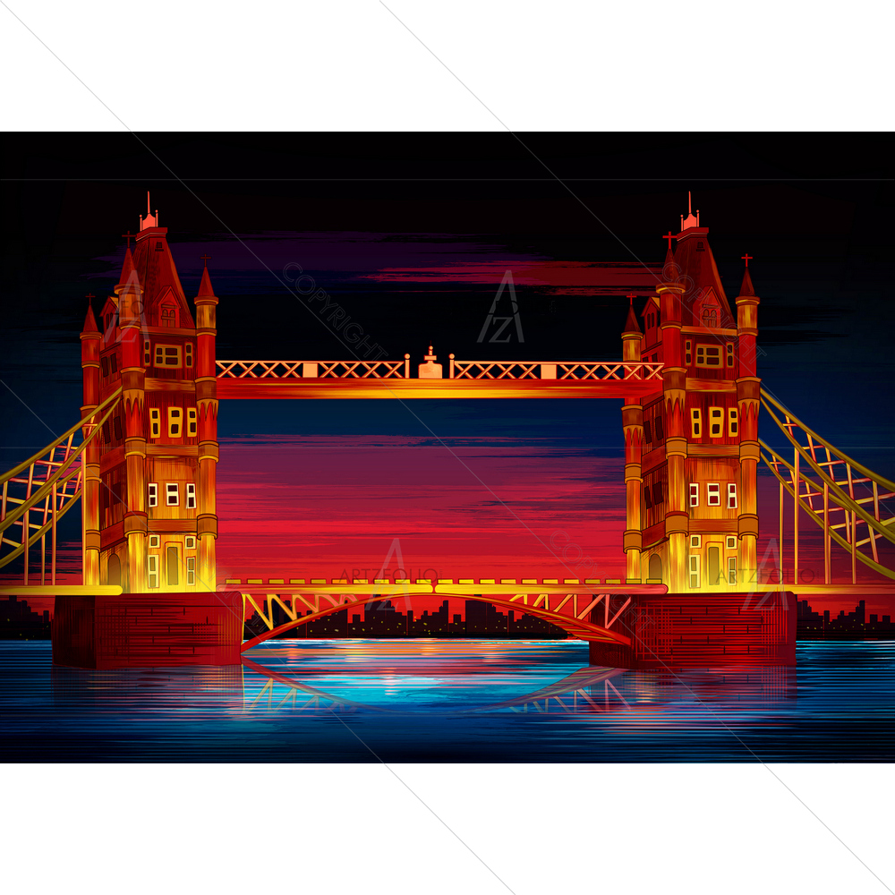 Tower Bridge, London — custom-size art design 5013471