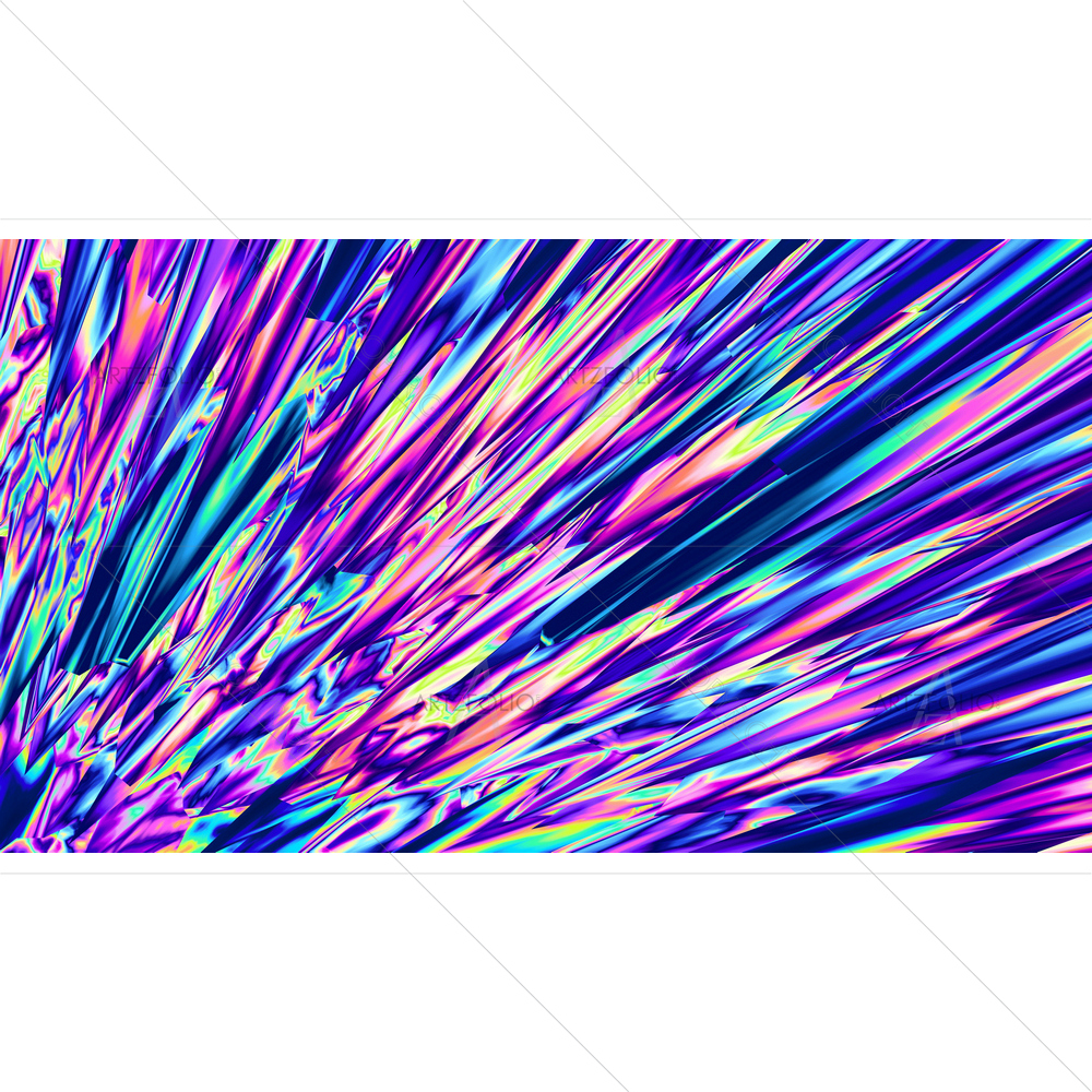 3D Colorful Glass — Abstract custom art by ArtzFolio