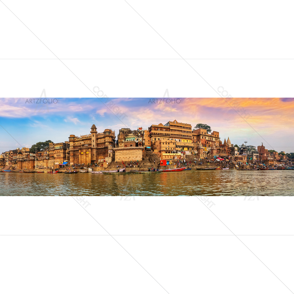 Indian Ancient City Varanasi — custom-size art design 5013491