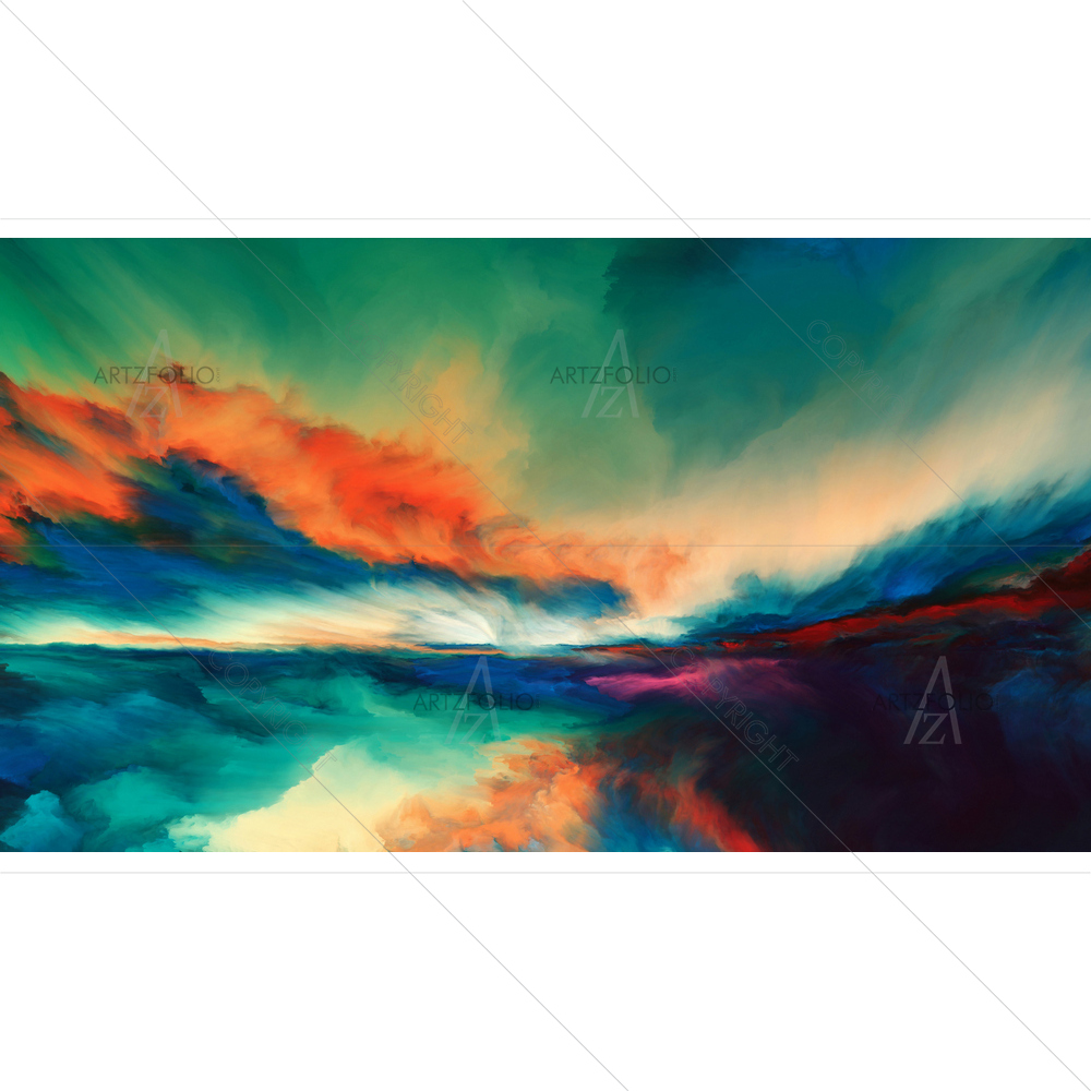 Sunset Landscape D3 — Devotional custom art by ArtzFolio