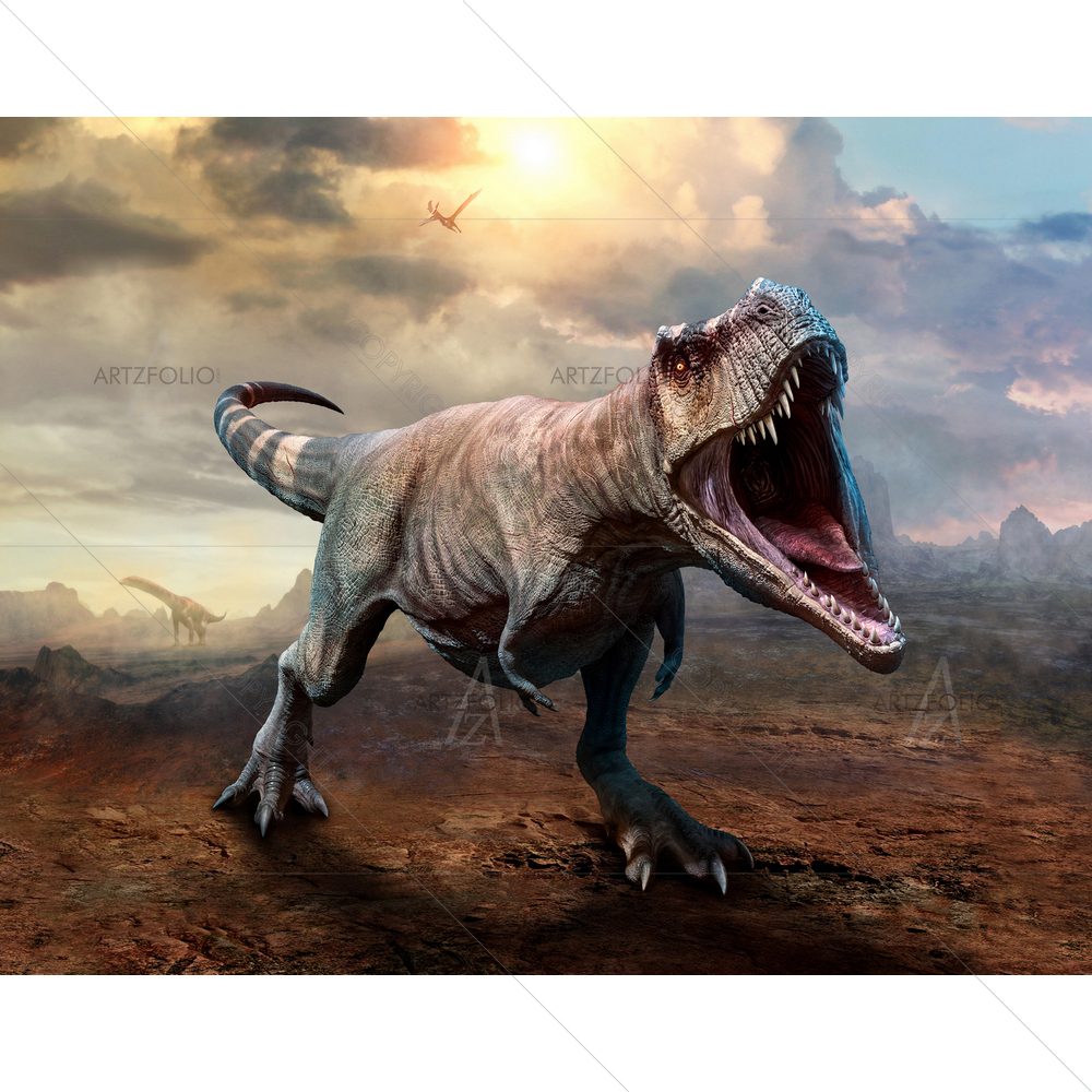 3D Tyrannosaurus Rex — custom-size art design 5013508