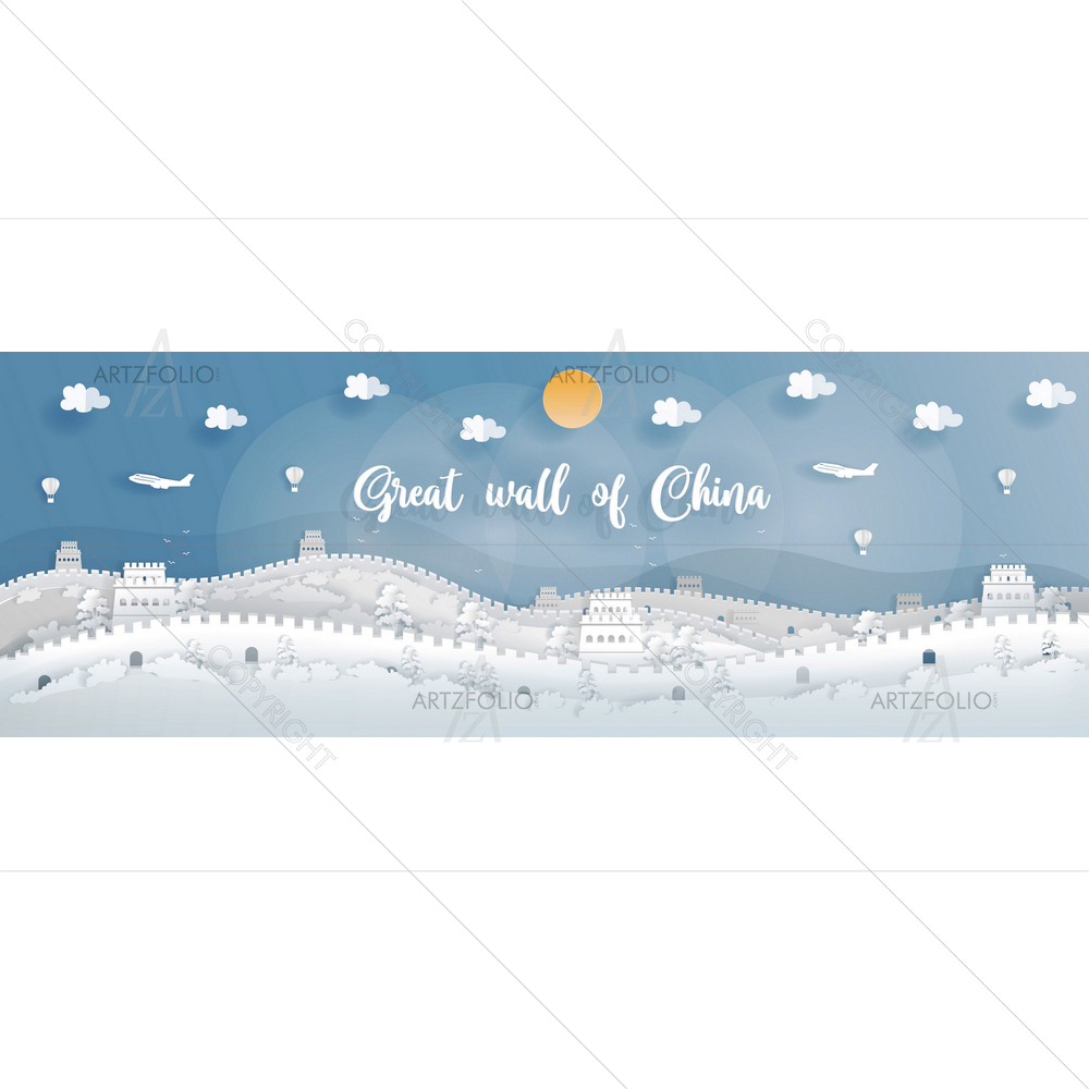 Great Wall of China D2 — Devotional custom art by ArtzFolio