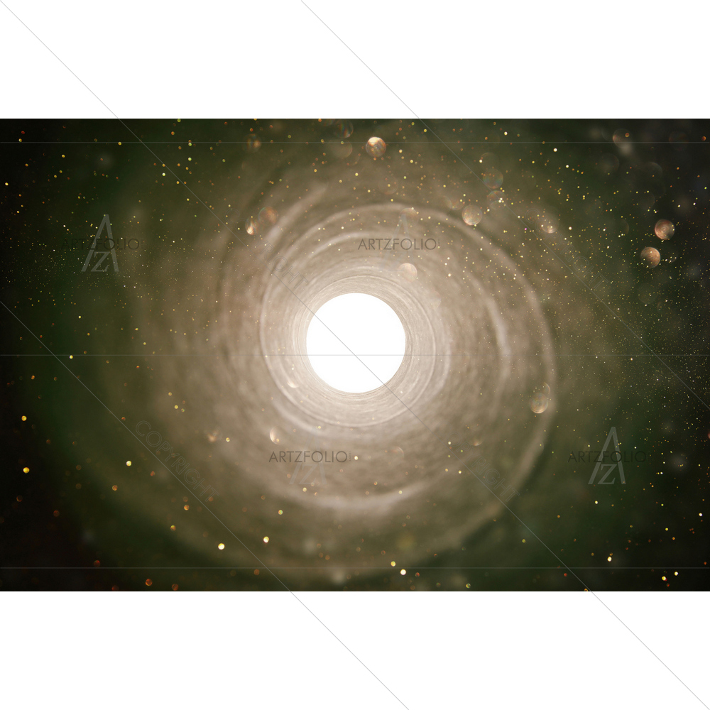 Seeing Light at End of Tunnel — Abstract custom art by ArtzFolio