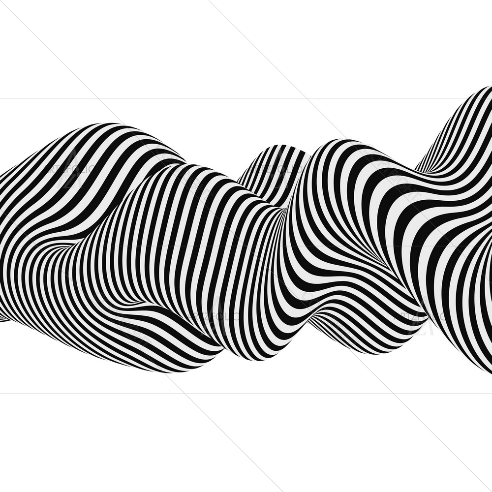 Abstract Swirling Waves — Abstract custom art by ArtzFolio