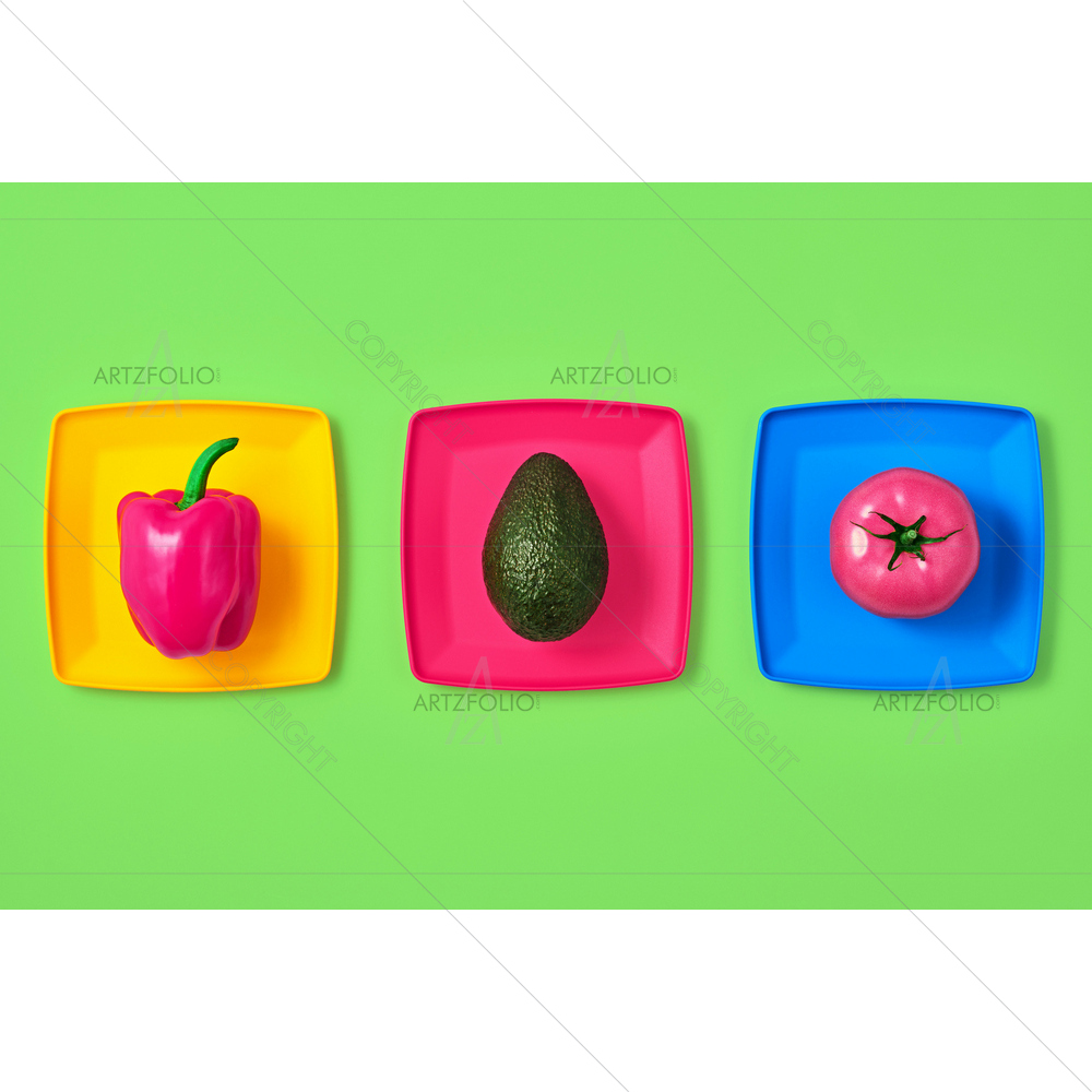Vegan Organic Food Image — Cuisine custom art by ArtzFolio