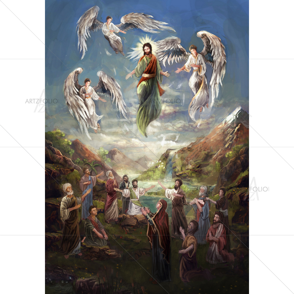 Ascension Of Jesus Christ — custom-size art design 5013549