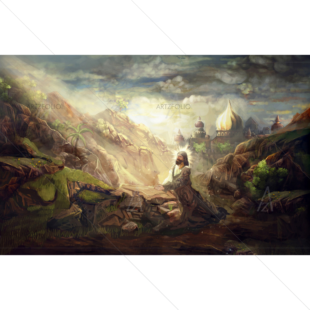 Christ Praying for Us — custom-size art design 5013550