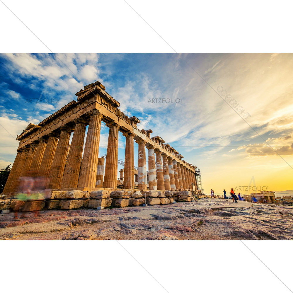Parthenon, Acropolis, Athens — Devotional custom art by ArtzFolio