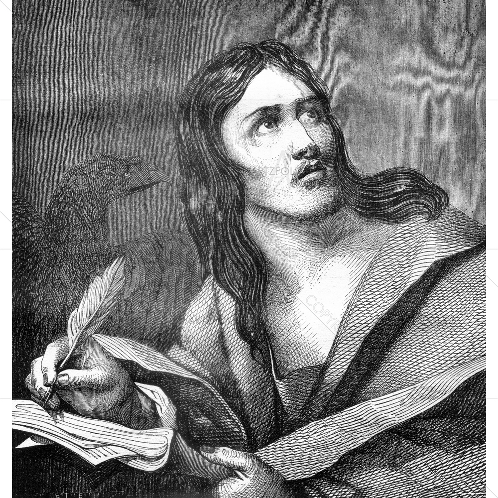Saint John, Caravaggio — custom-size art design 5013634
