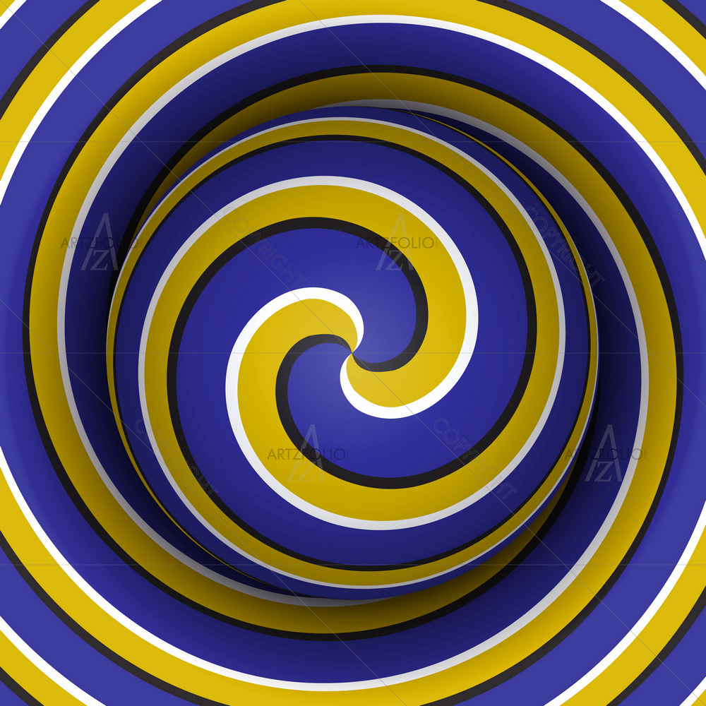 Optical Motion Illusion — custom-size art design 5013639
