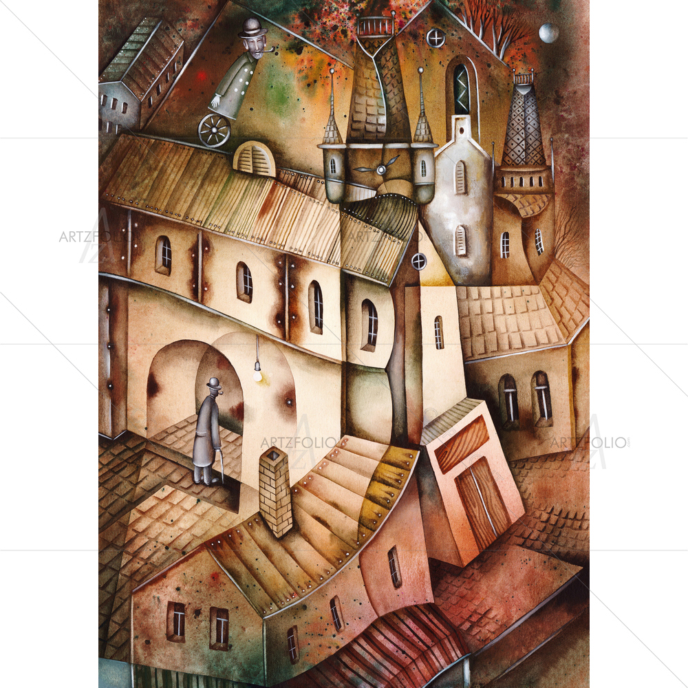 City Illustration — Cities custom art by ArtzFolio