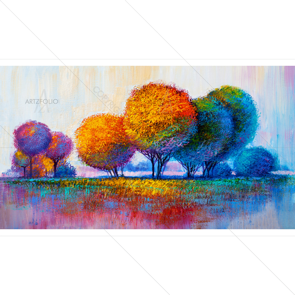 Impressionist Landscape D8 — custom-size art design 5013682