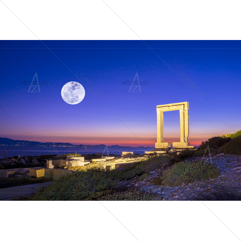 Portara, Ruins of Delian Apollo, Greece — custom-size art design 5013694